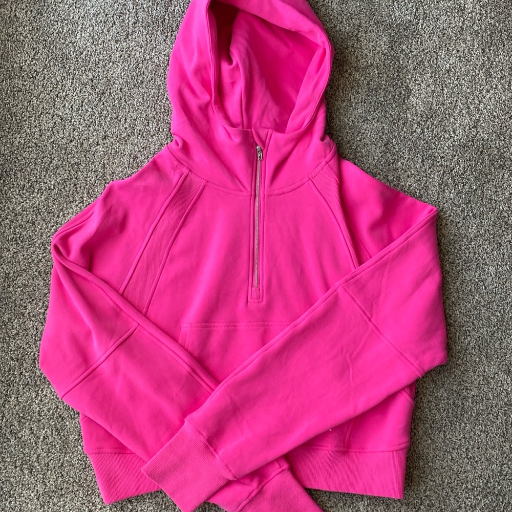 ZYIA NWT hot pink retreat 1/4 zip XL